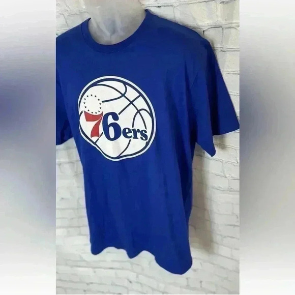 NEW Fanatics Men’s Philadelphia 76ers Joel Embiid #21 Jersey T Shirt Size L NBA - Picture 3 of 15